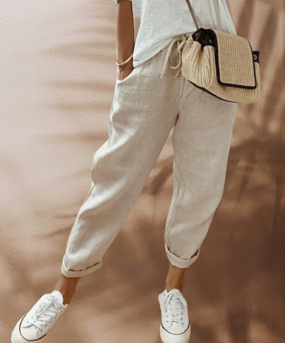 GR  | Lässige und stylische Leinen Hose