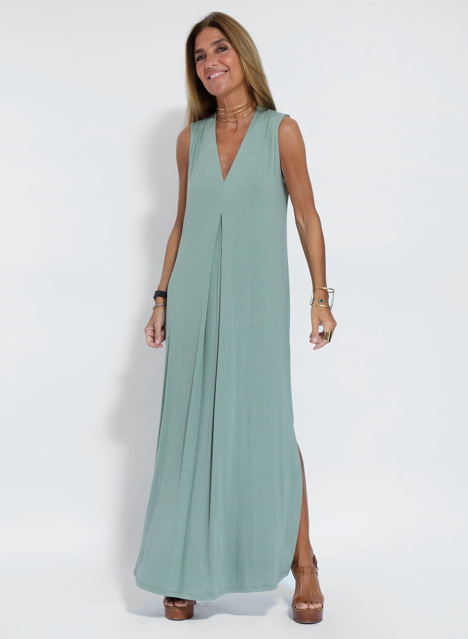 GR | Set consisting of a long slimming dress and vest