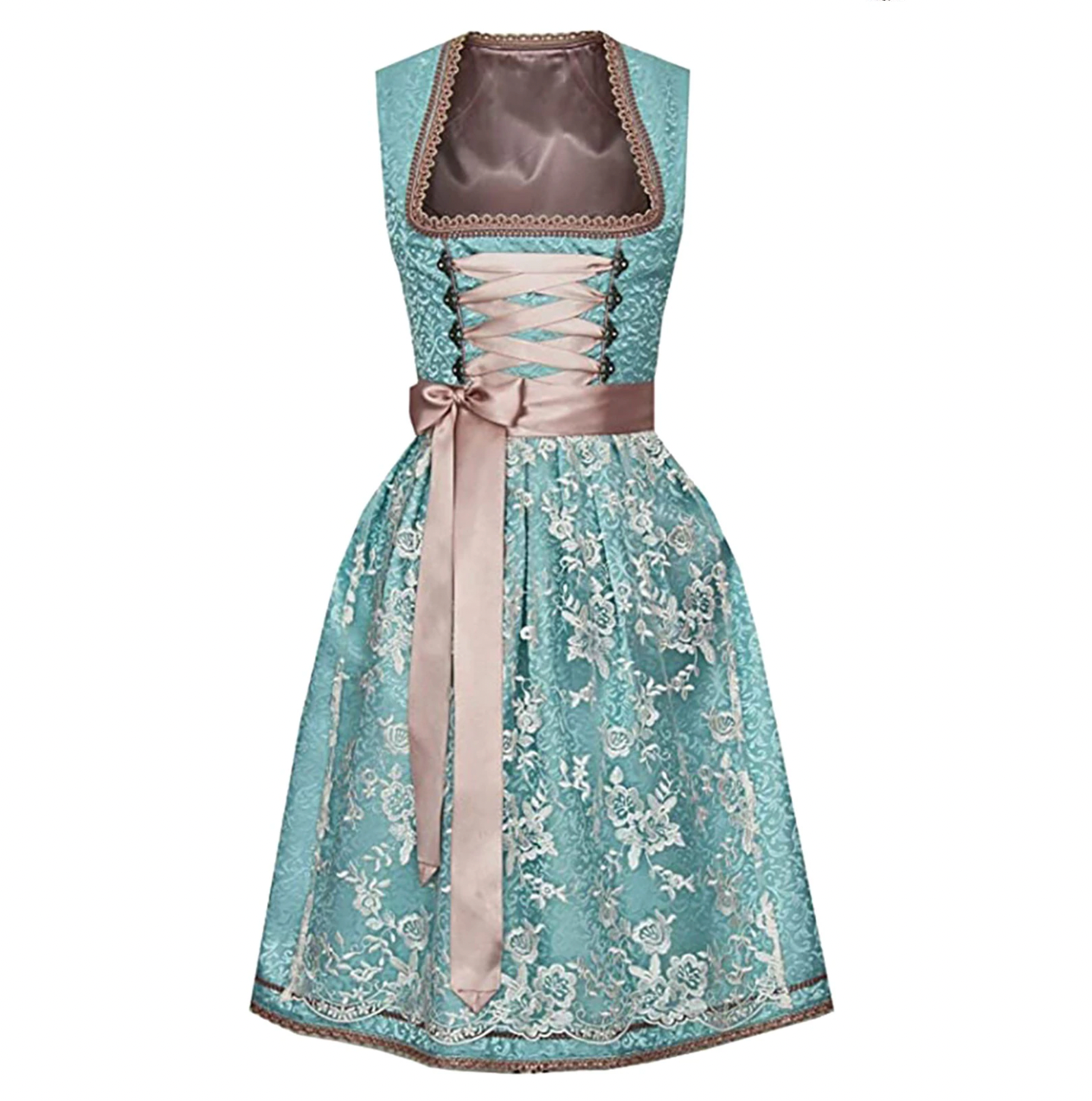 GR | Einzigartiges Traditionelles Frauenkostüm Mit Schürze Und Bluse