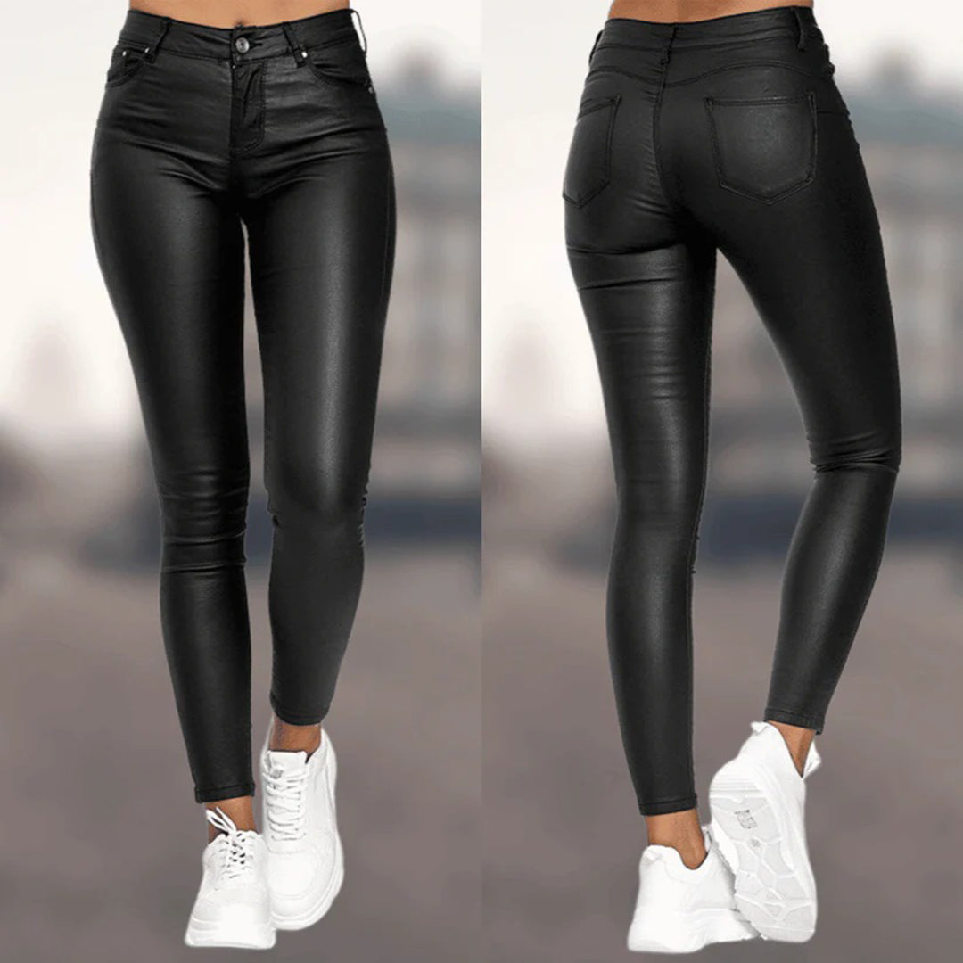 GR | Elegant leather trousers