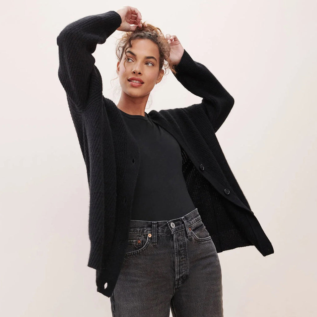 GR | Oversized Cardigan für Damen mit luxuriösem Komfort