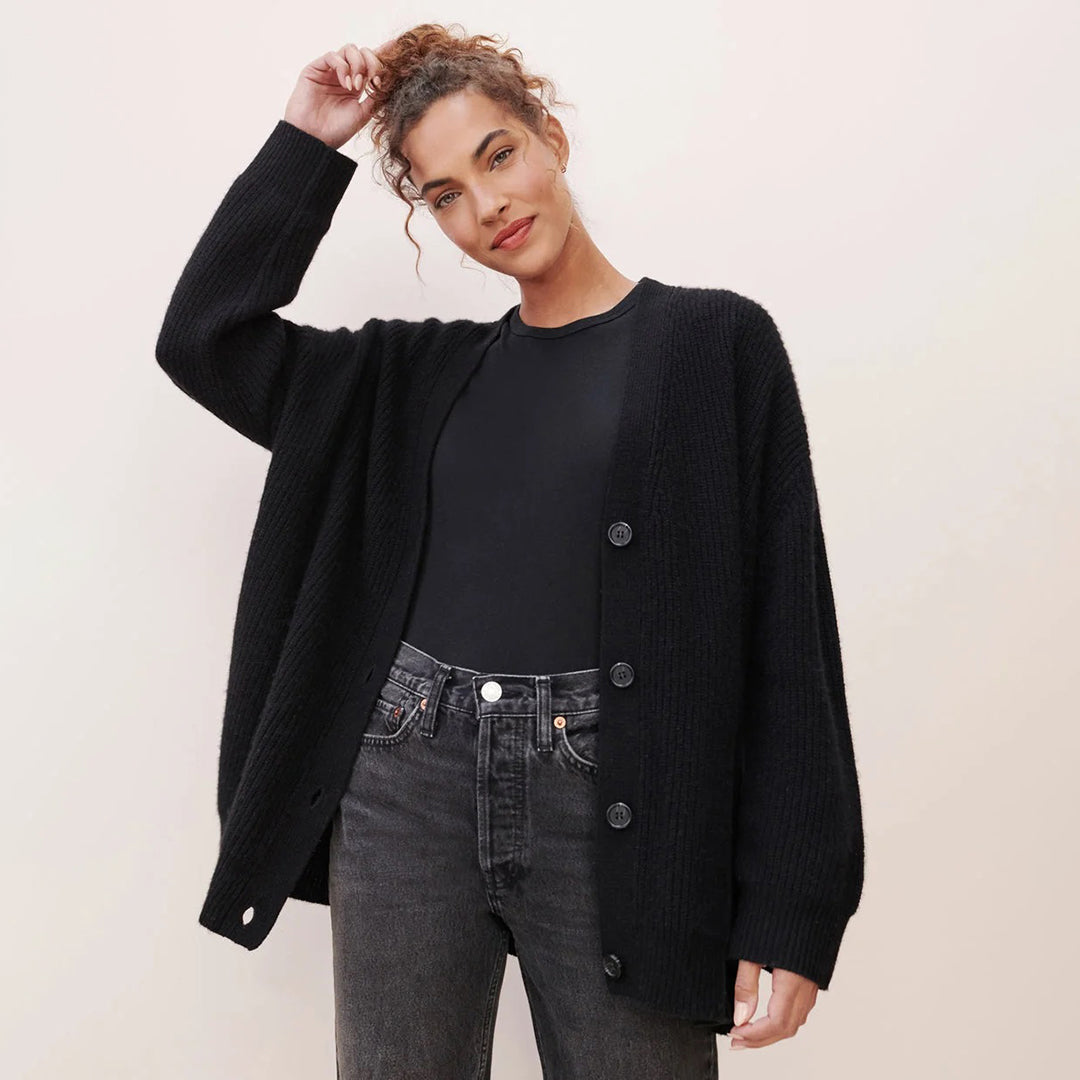 GR | Oversized Cardigan für Damen mit luxuriösem Komfort