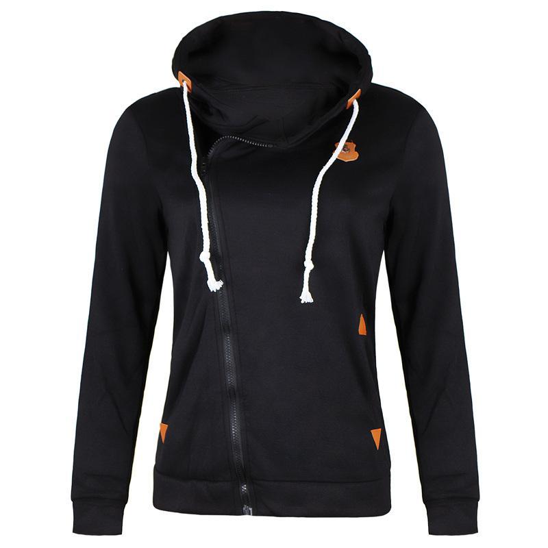 GR | Größe Reißverschluss Taschen mit Kordelzug Hoodie