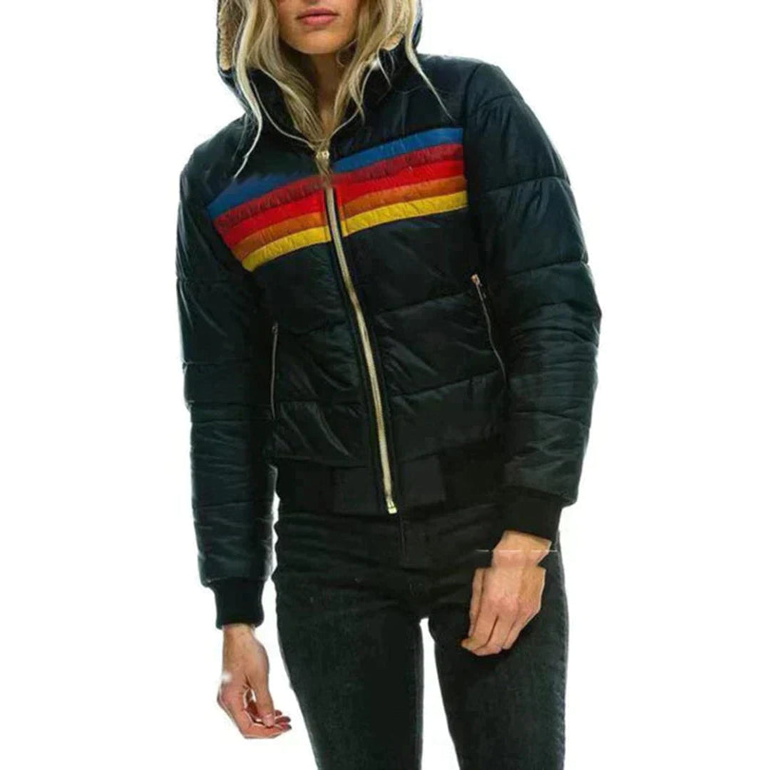 GR | Women's jacket with colored stripes
