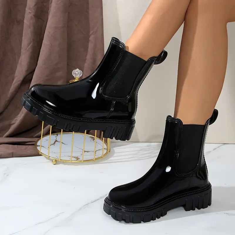 GR | Boots - stylish black ankle boots for women