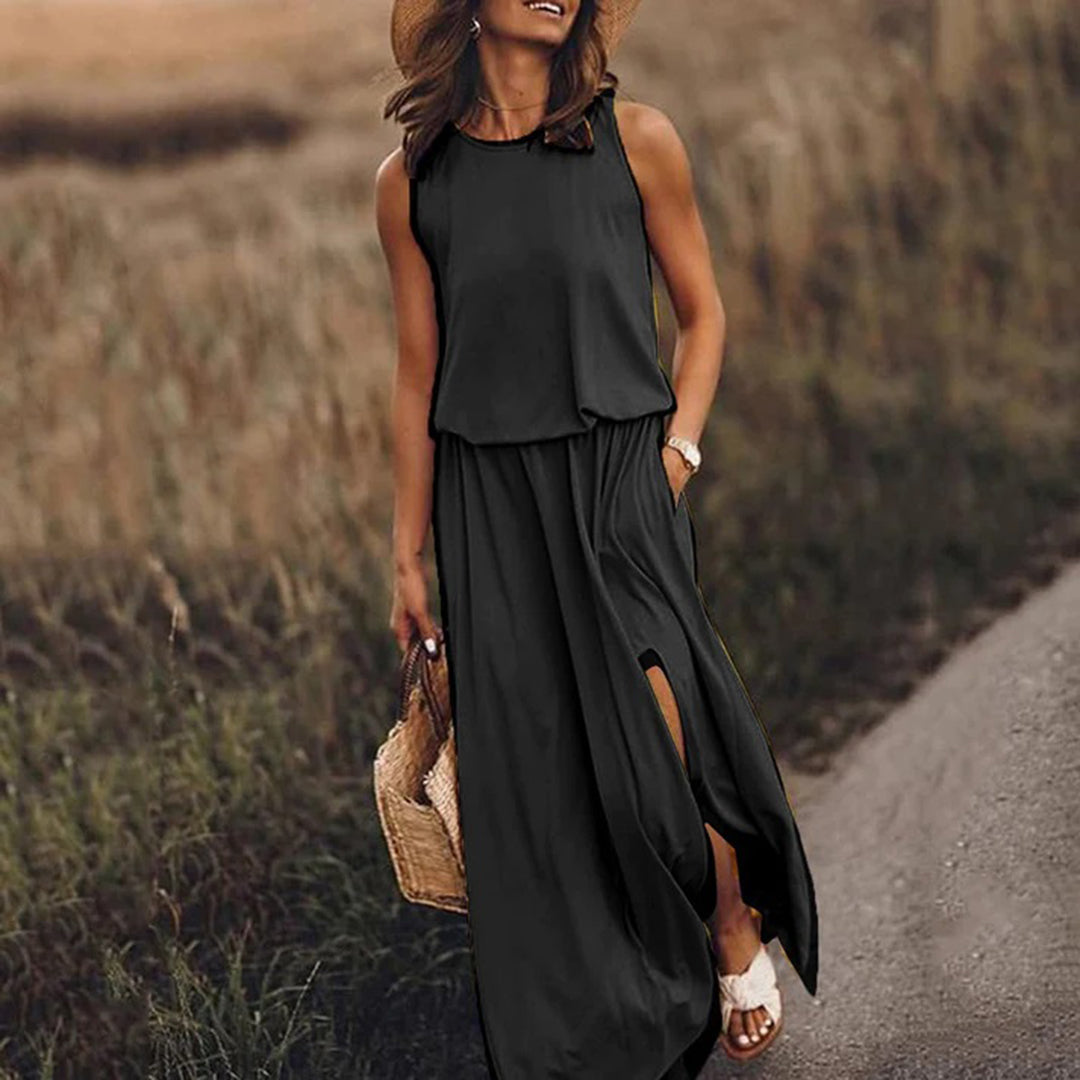 GR - Lässiges Sommerkleid mit Schlitz