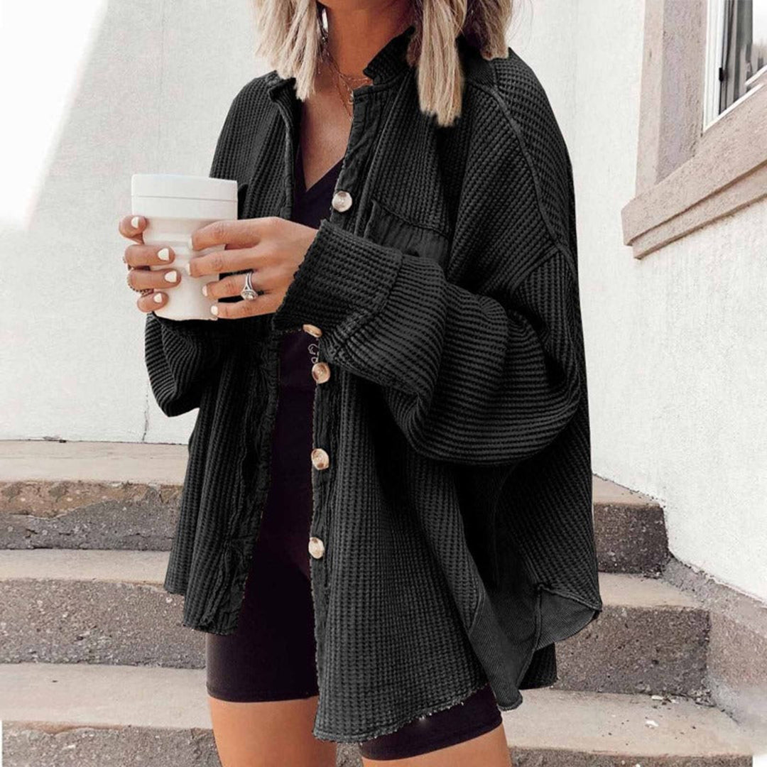 GR gerippte Strickjacke Elegance