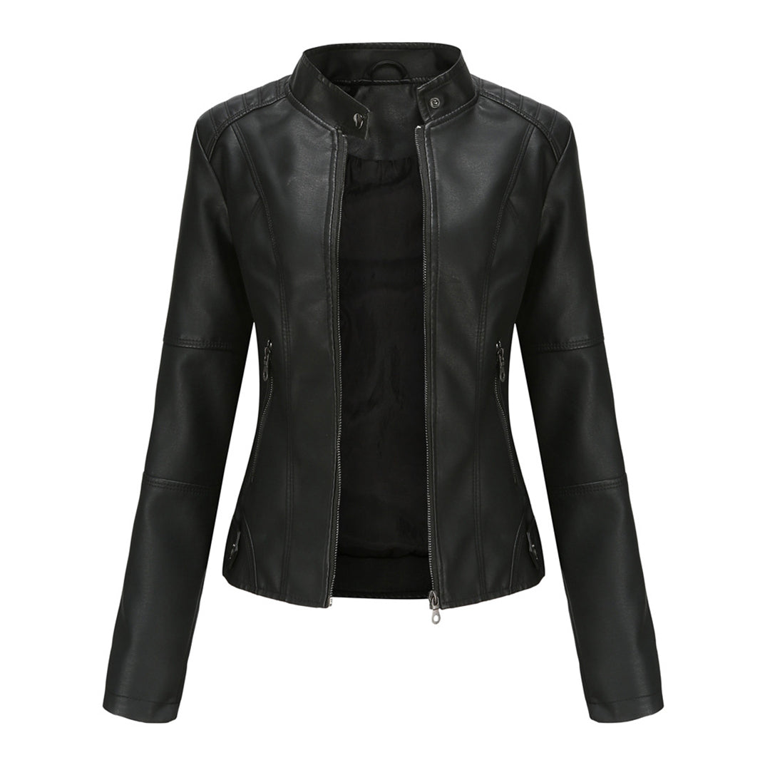 GR | Classic leather biker jacket