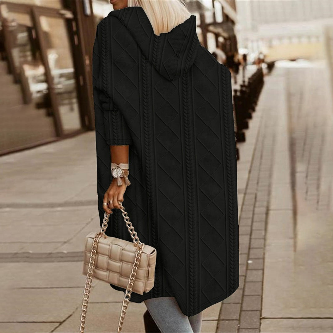 GR | Long women's jacket with hood 