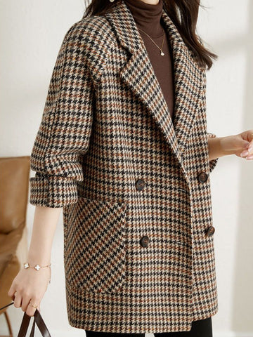 GR | Checkered Blazer For Women