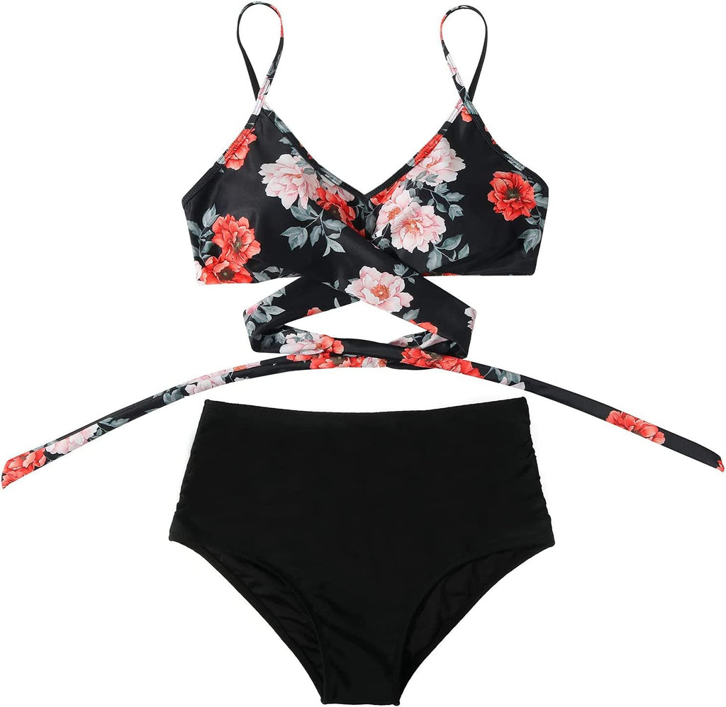 GR | Colorful high-waisted bikini for women 