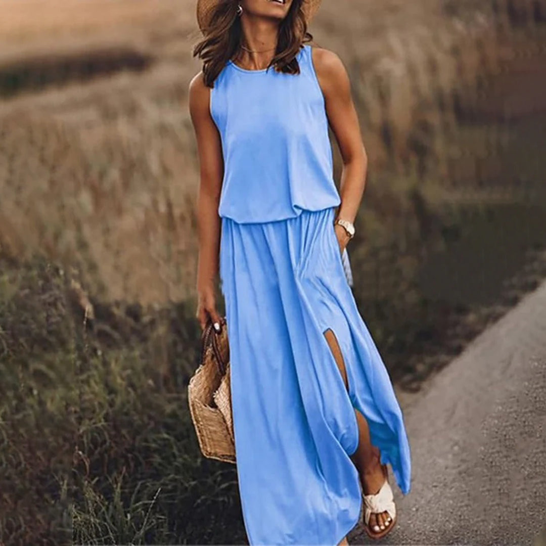 GR - Lässiges Sommerkleid mit Schlitz