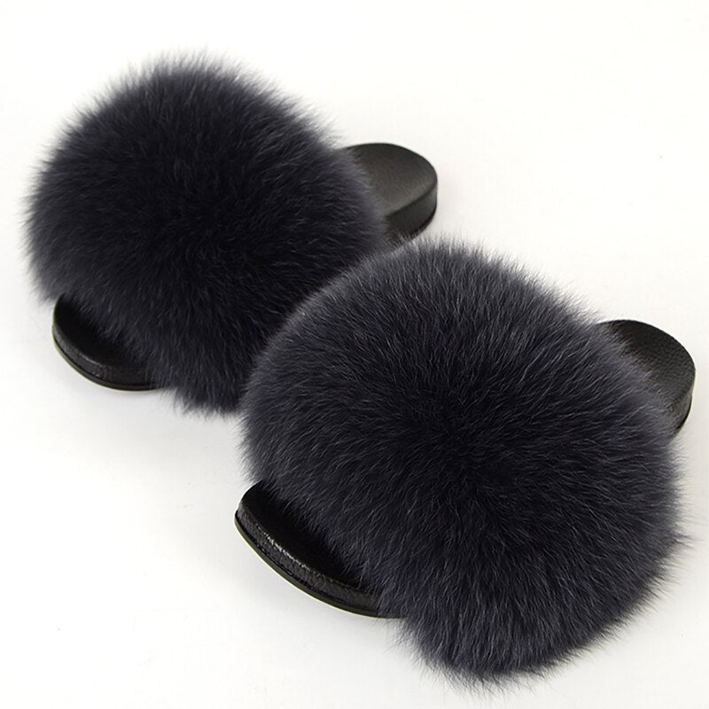 GR | Moda Fay Fluffy Slippers Cheerful & Colorful Women's Shoes for Summer