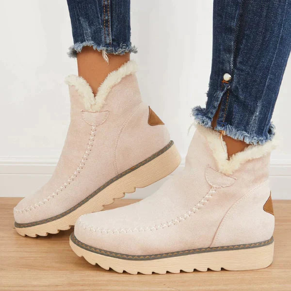 GR | Comfortable ankle boots with fur lining for women