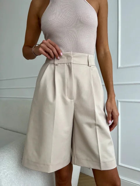 GR | High-waisted summer shorts for women