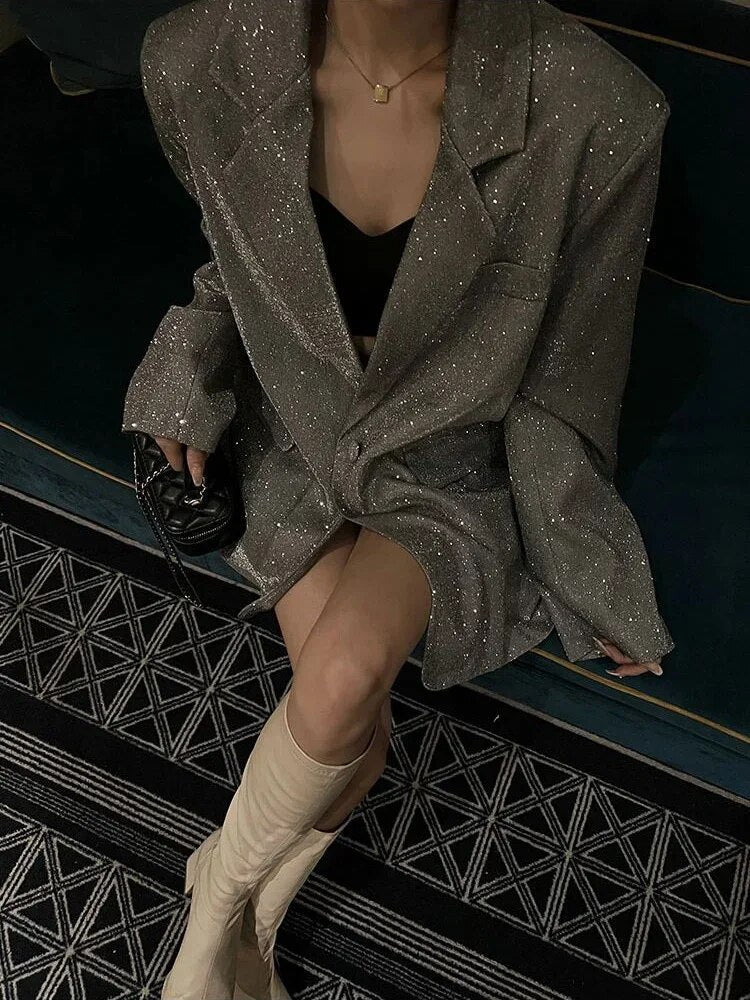 GR Glitter Blazer Jacket