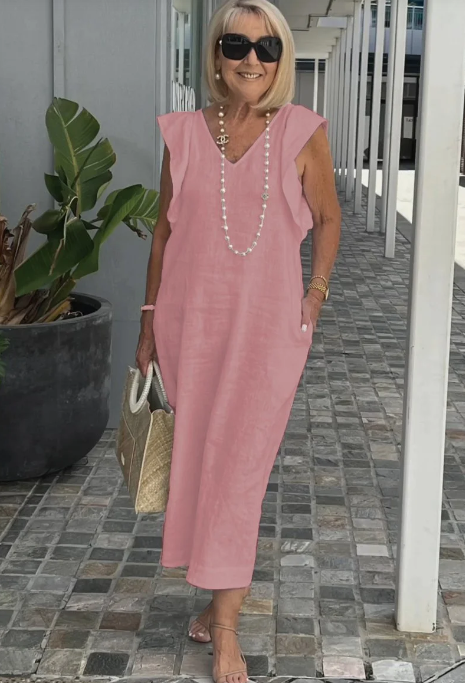 GR | Casual dress made of cotton and linen