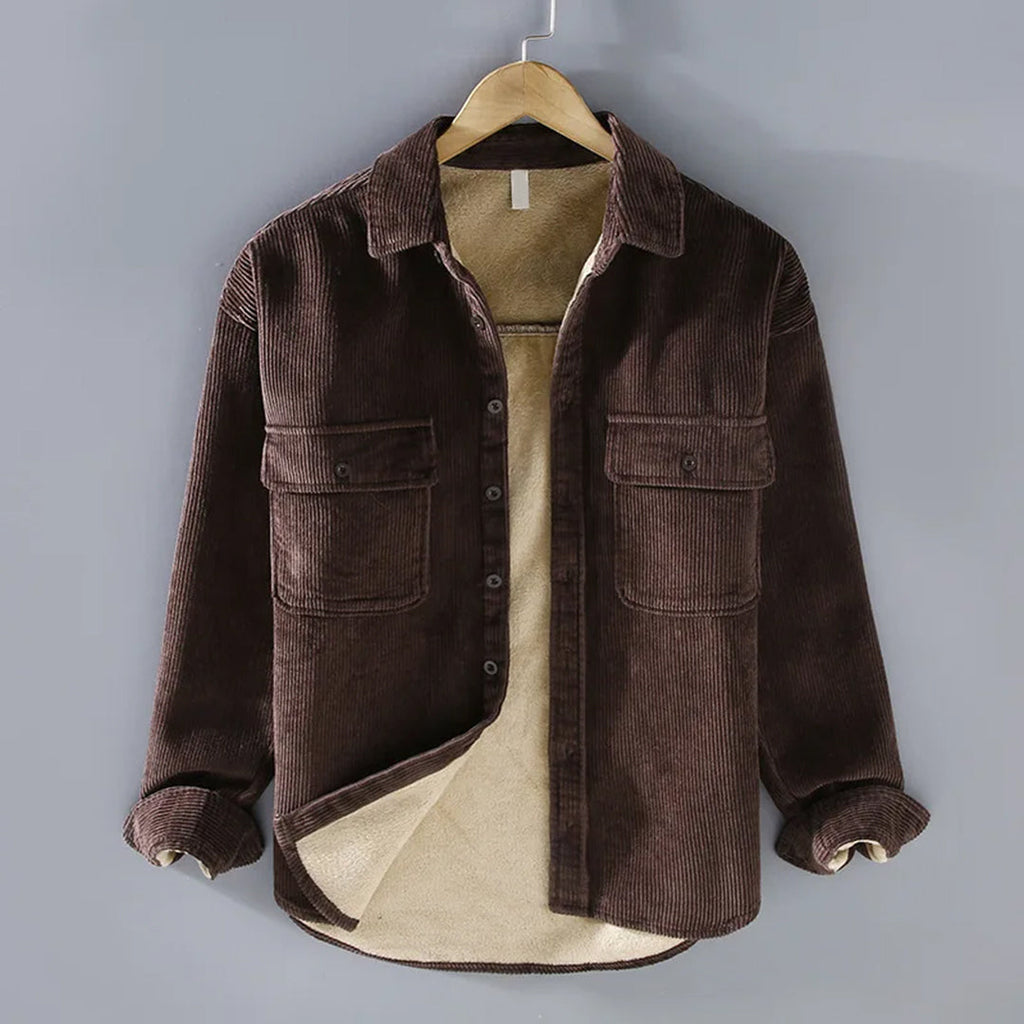 GR | Long-sleeved corduroy jacket with pockets