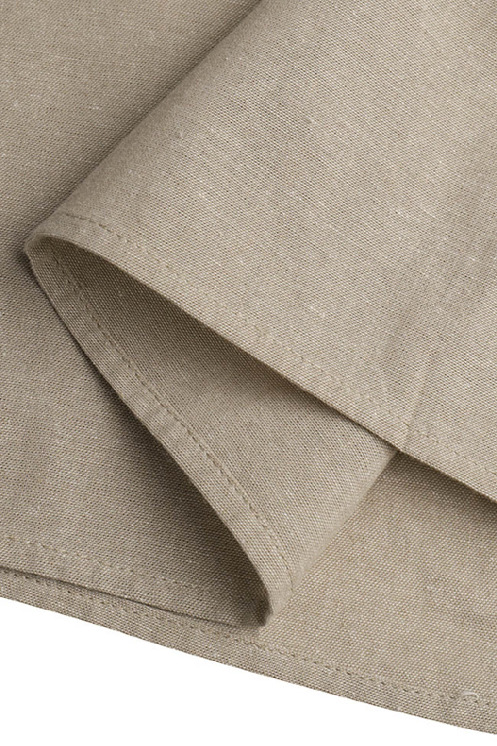 GR | Button closure cotton-linen beach dress