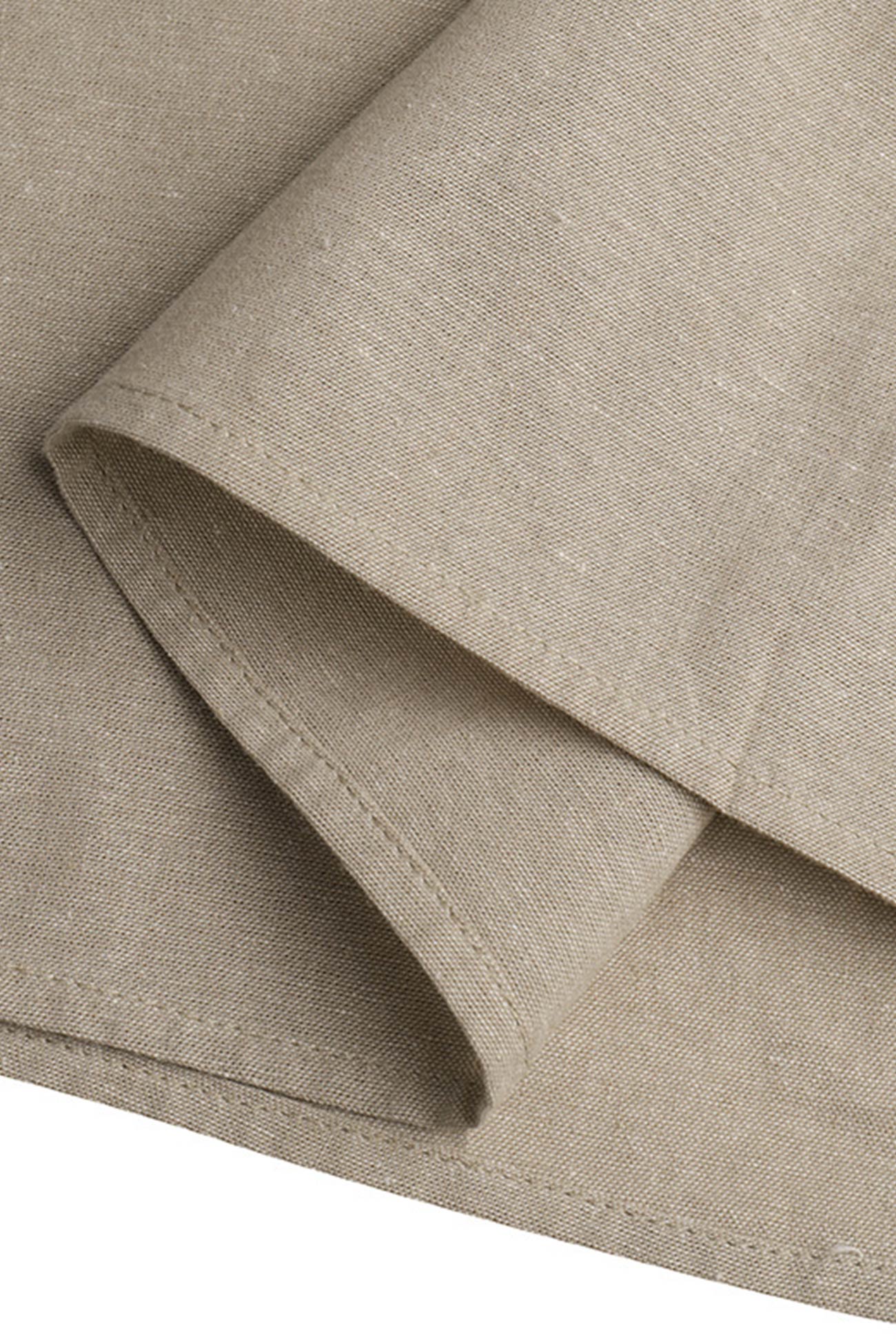GR | Button closure cotton-linen beach dress