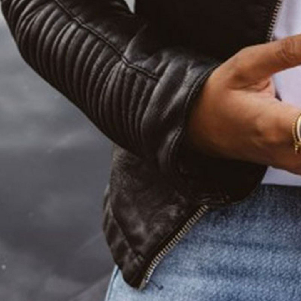 GR | Women's Biker Leather Jacket