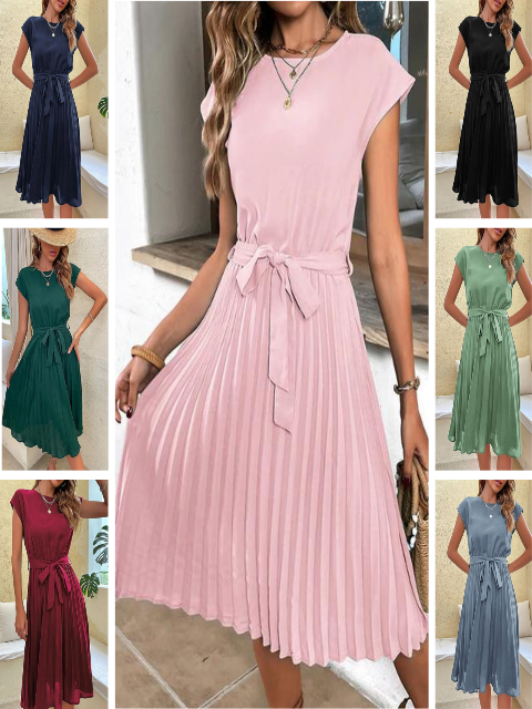 GR | Kurzärmeliges Damenkleid