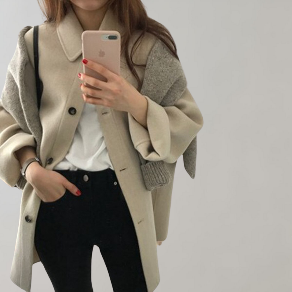 Casual and relaxed winter coat