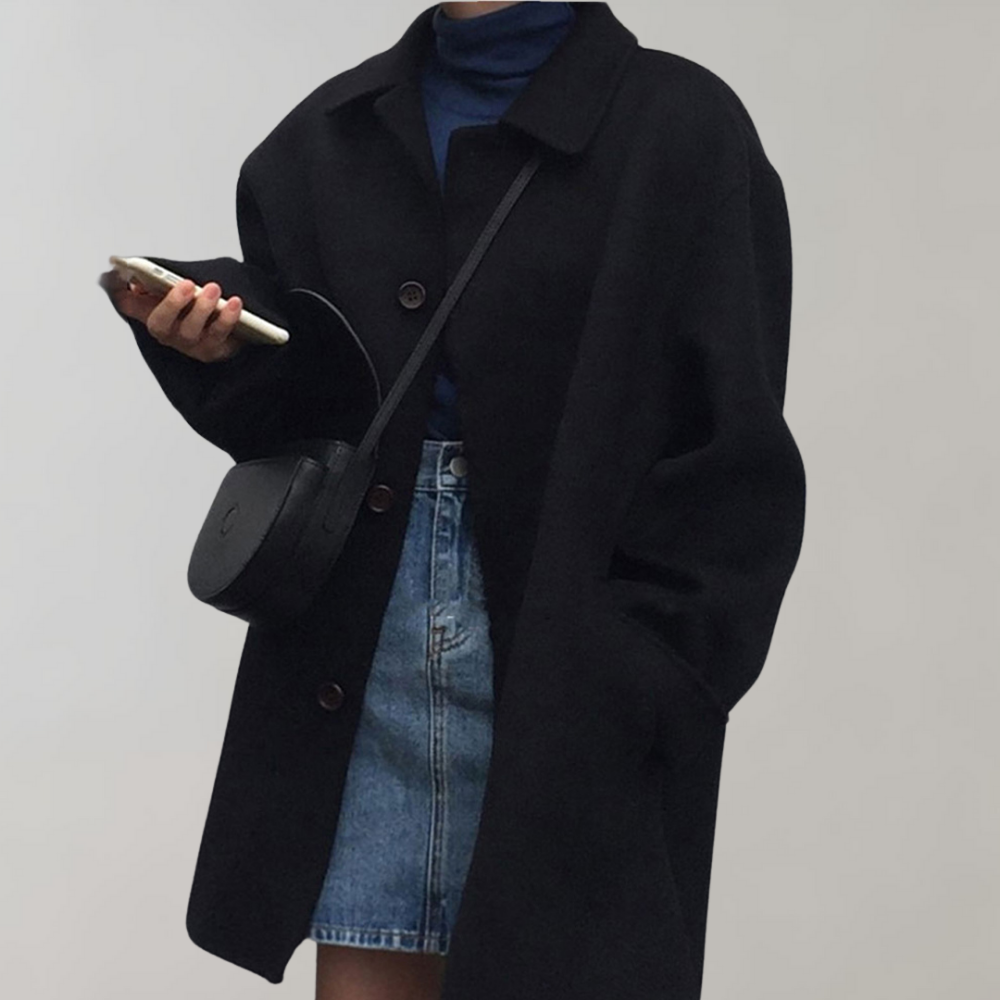 Casual and relaxed winter coat