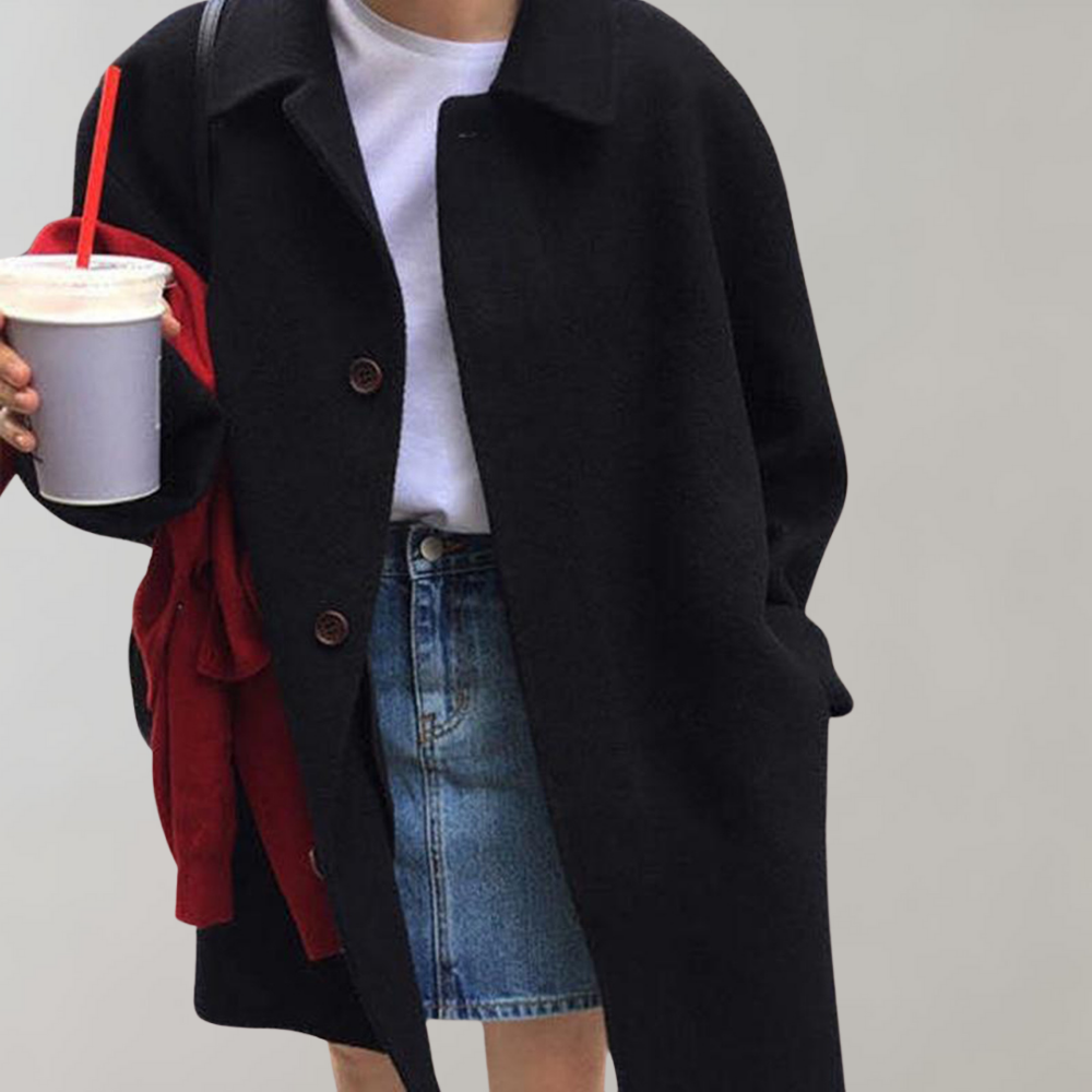 Casual and relaxed winter coat