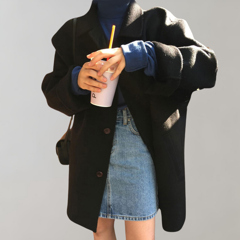 Casual and relaxed winter coat