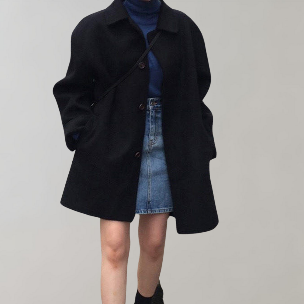 Casual and relaxed winter coat