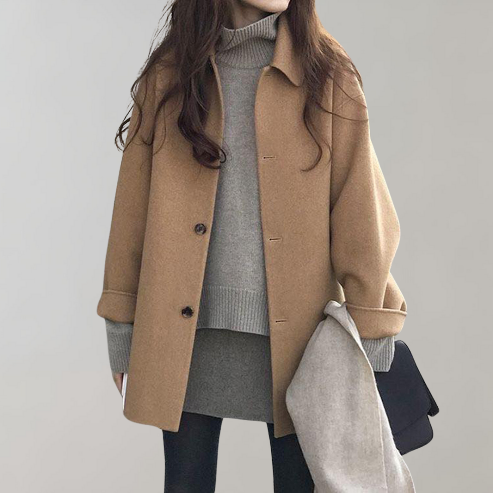 Casual and relaxed winter coat