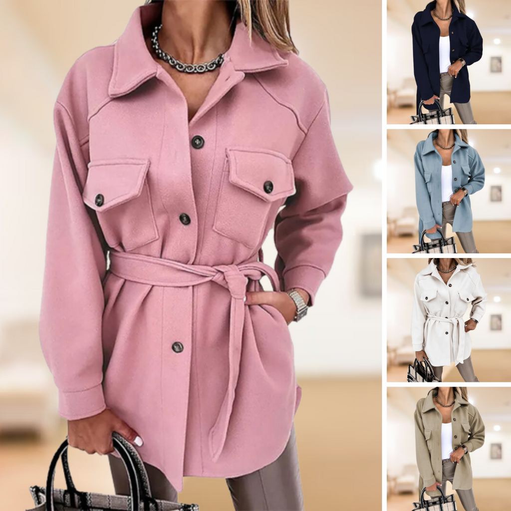 Classic polo button coat 2024