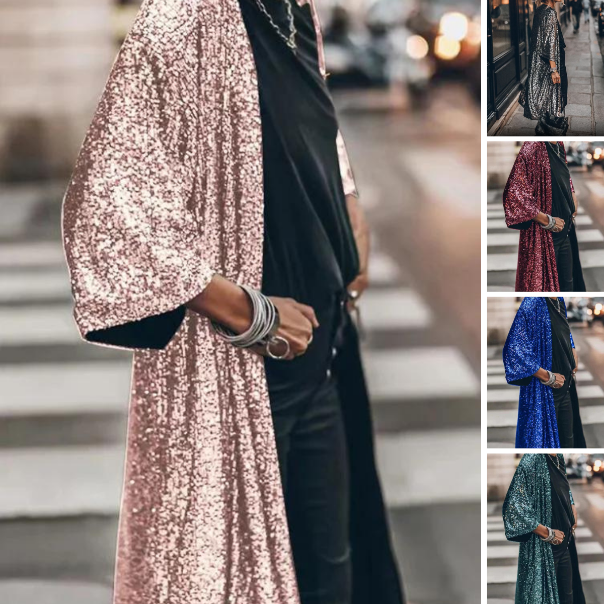 GR | Glamorous sequined cardigan