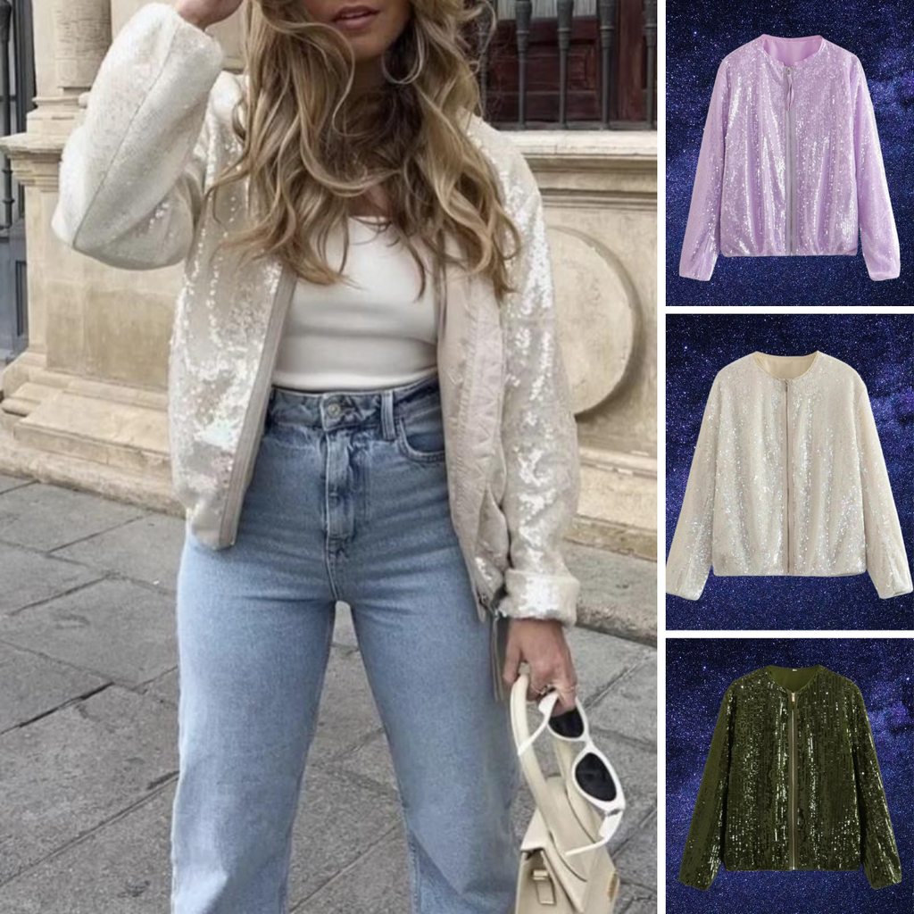 Shiny bomber coat, Main Street