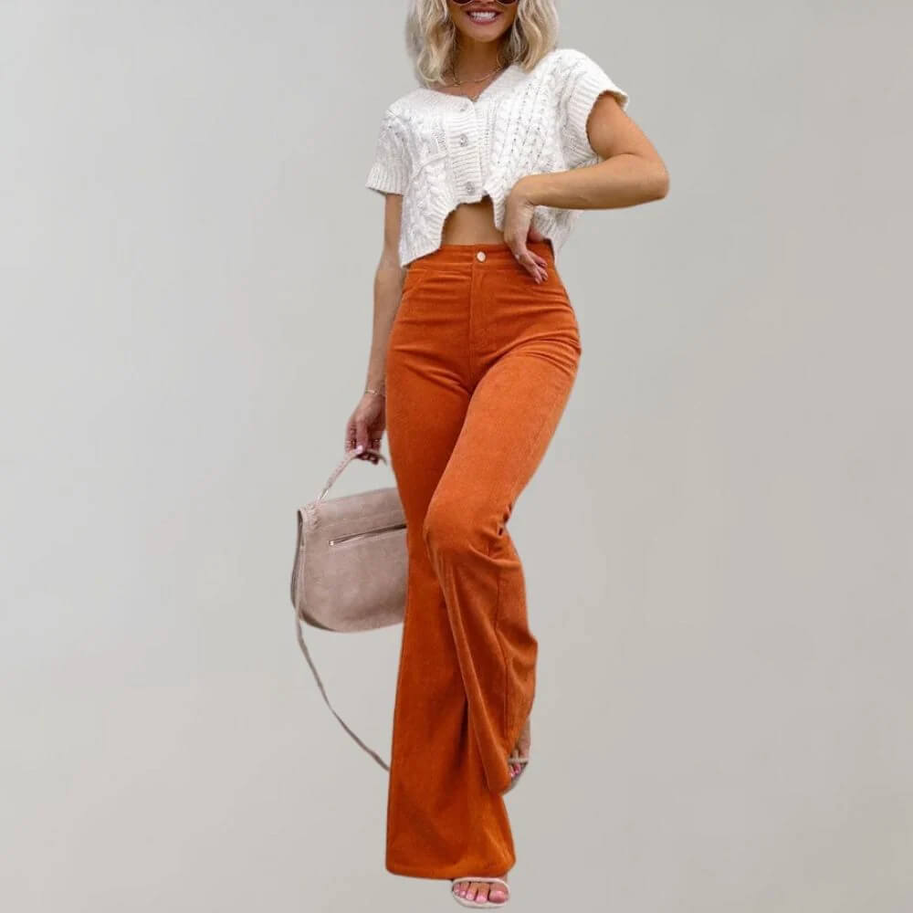 GR | aus Cord mit hoher Taille Für Frauen