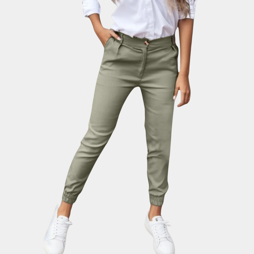 GR | Stylish women's trousers with narrow ankles