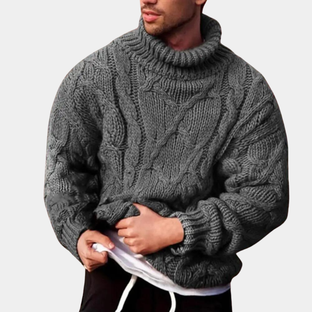 GR | Casual Gestrickter Winterpullover