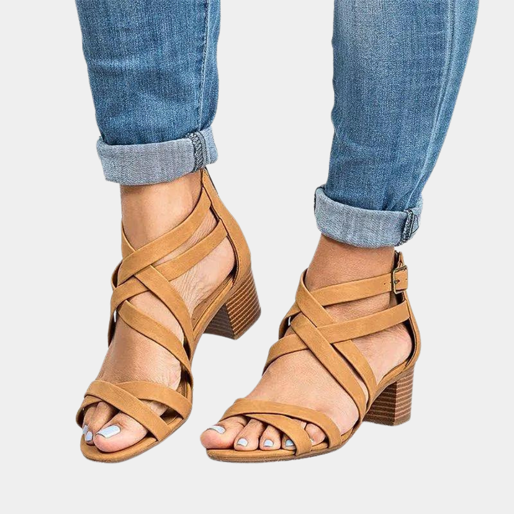 GR | Elegant women's heeled sandals that add a touch of class