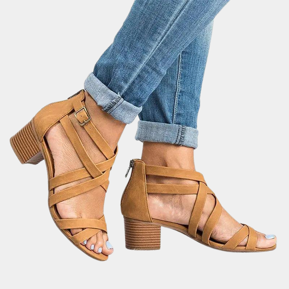 GR | Elegant women's heeled sandals that add a touch of class