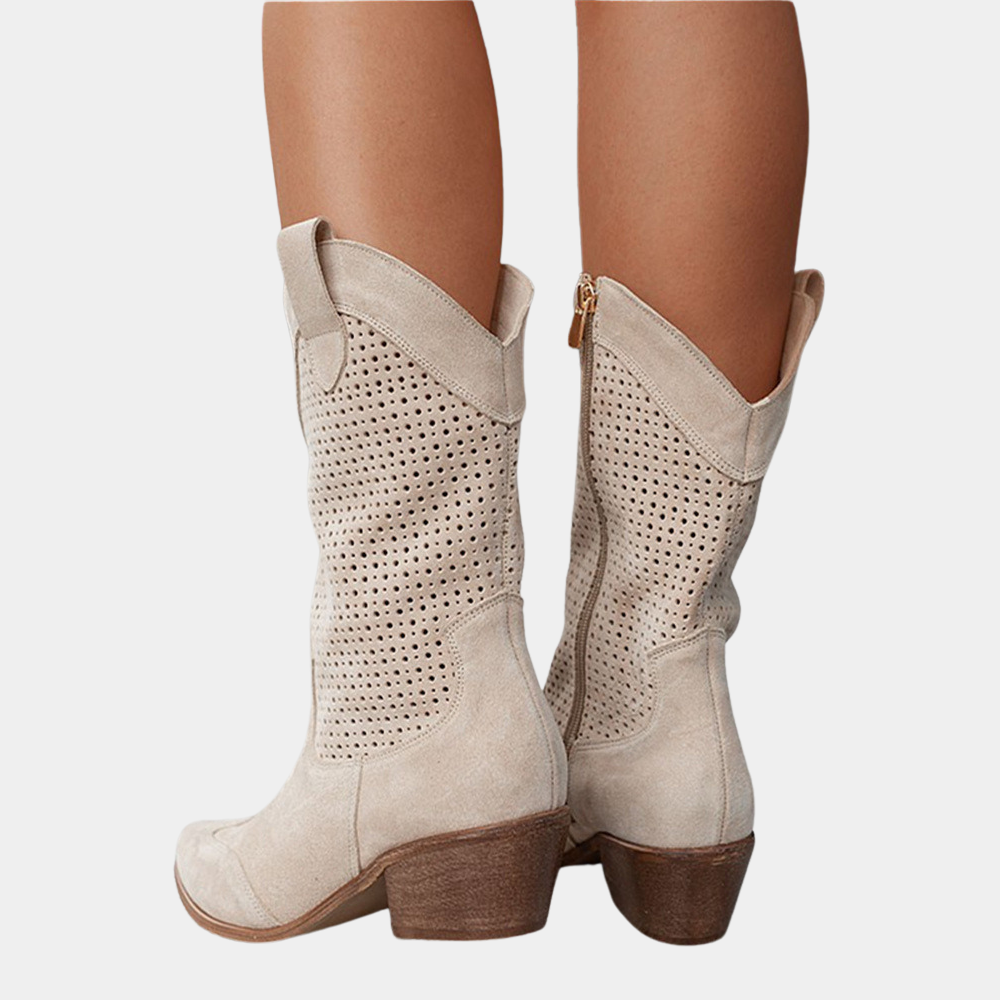 GR | Cowboy Style Orthopedic Boots for Women - Comfortable & Fashionable