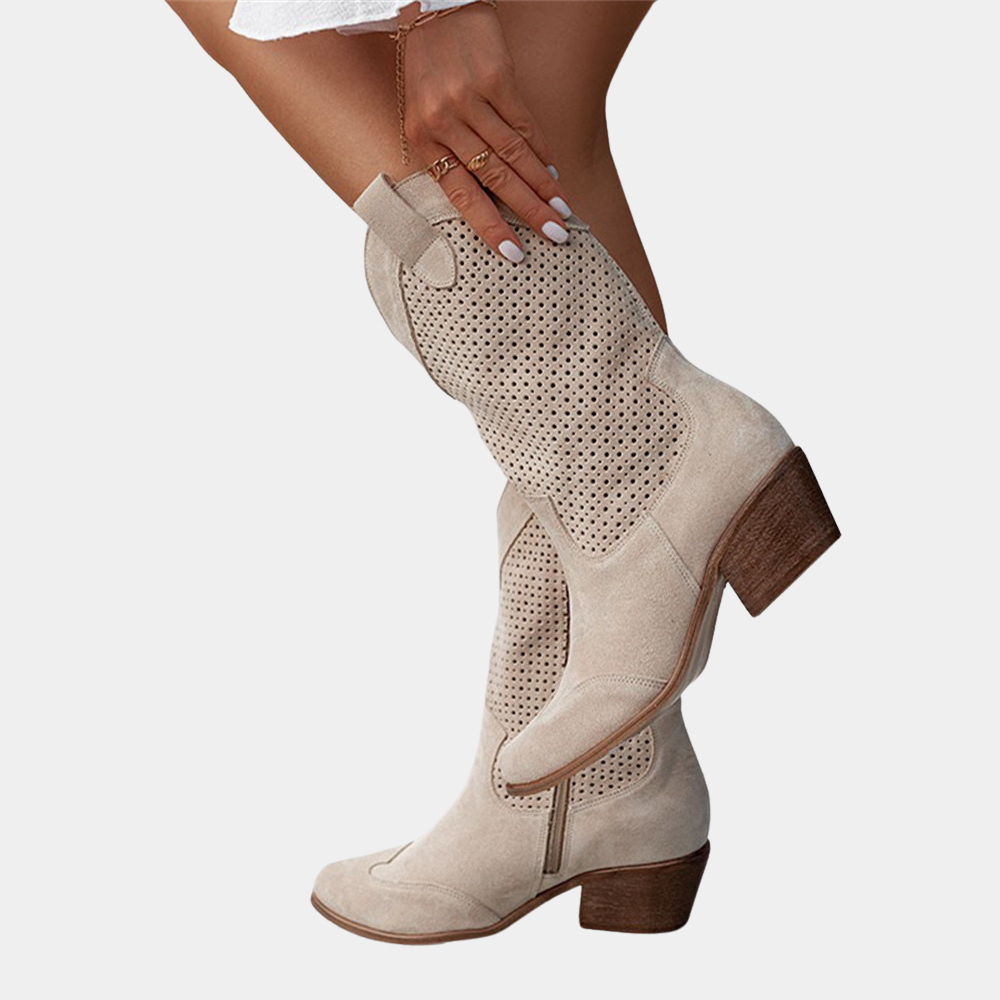 GR | Cowboy Style Orthopedic Boots for Women - Comfortable & Fashionable
