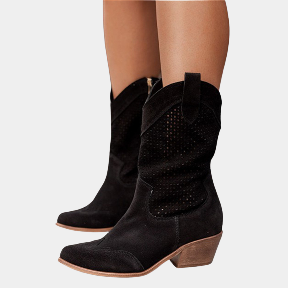 GR | Cowboy Style Orthopedic Boots for Women - Comfortable & Fashionable