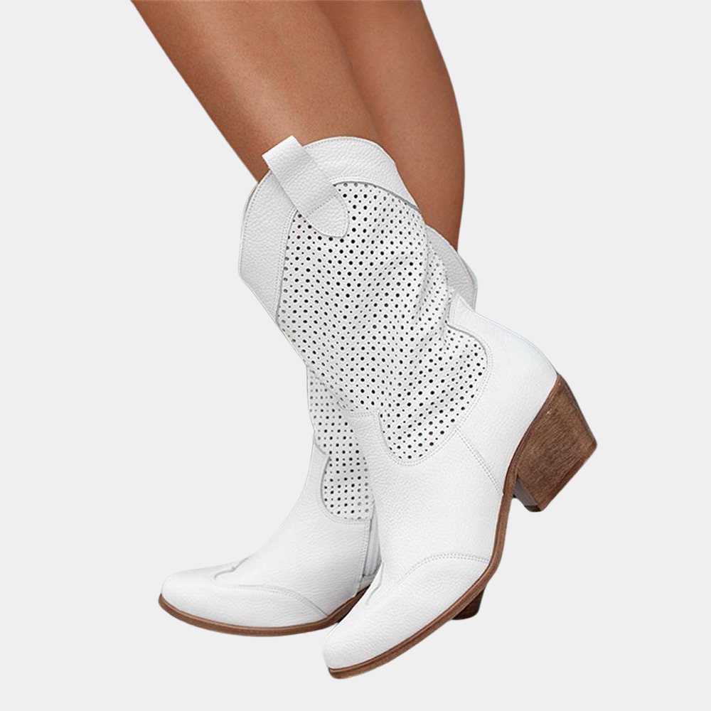 GR | Cowboy Style Orthopedic Boots for Women - Comfortable & Fashionable