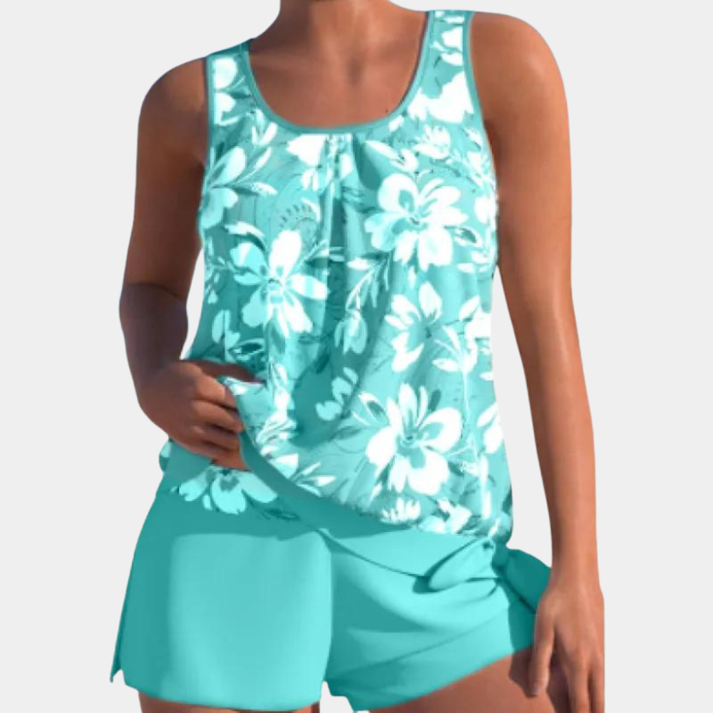 GR | Floral Tankini Set