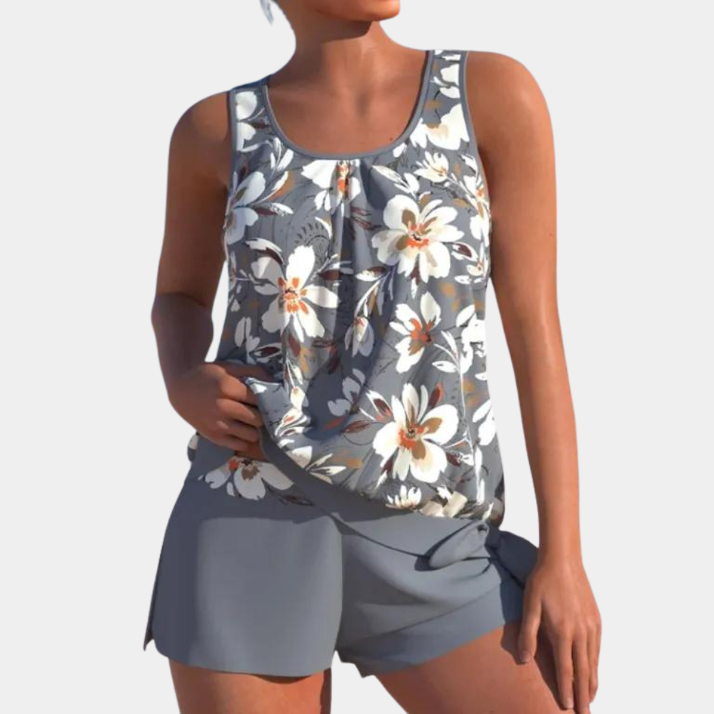 GR | Floral Tankini Set
