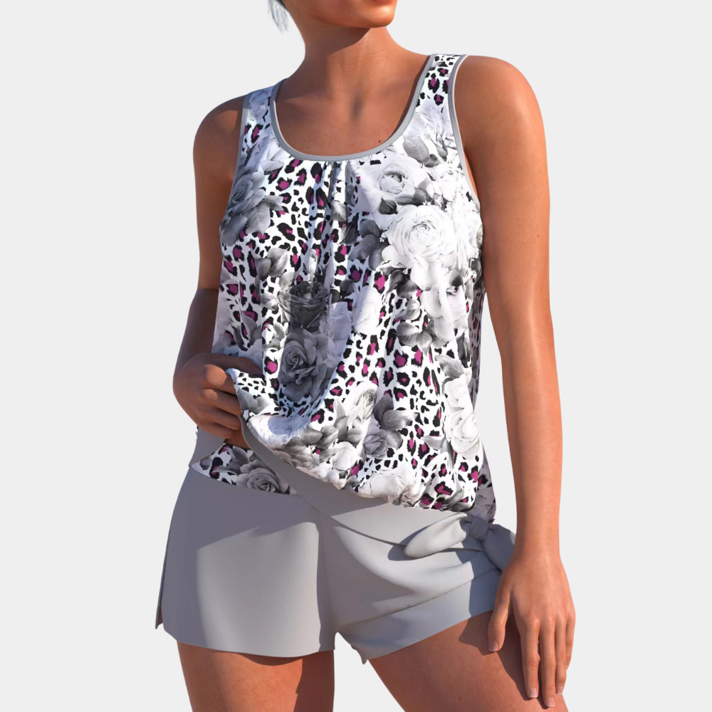 GR | Floral Tankini Set