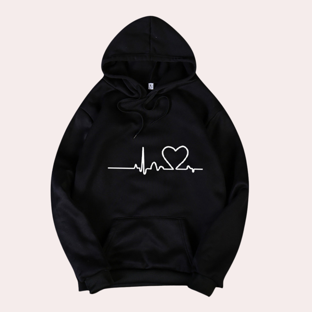 GR | Sehr Bequemer Damen Hoodie mit Kapuze, Der Ein Gemütliches, Minimalistisches Aussehen Verleiht