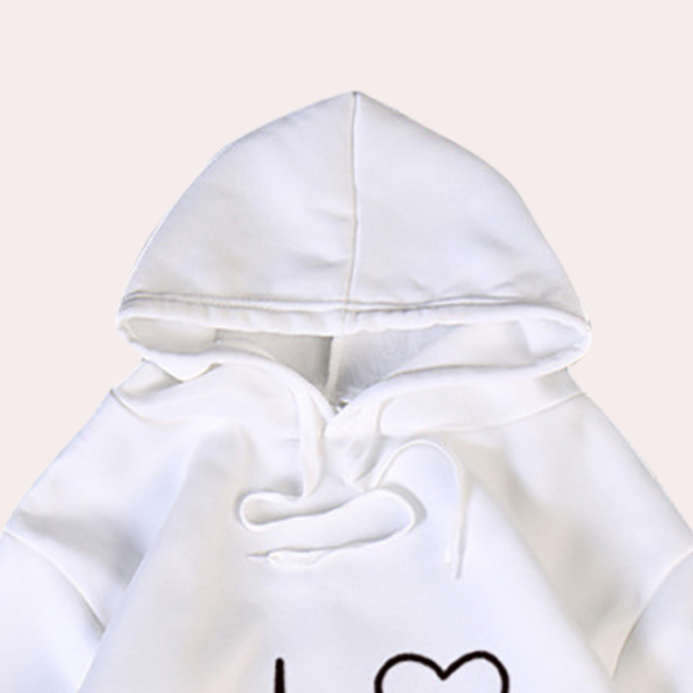 GR | Sehr Bequemer Damen Hoodie mit Kapuze, Der Ein Gemütliches, Minimalistisches Aussehen Verleiht