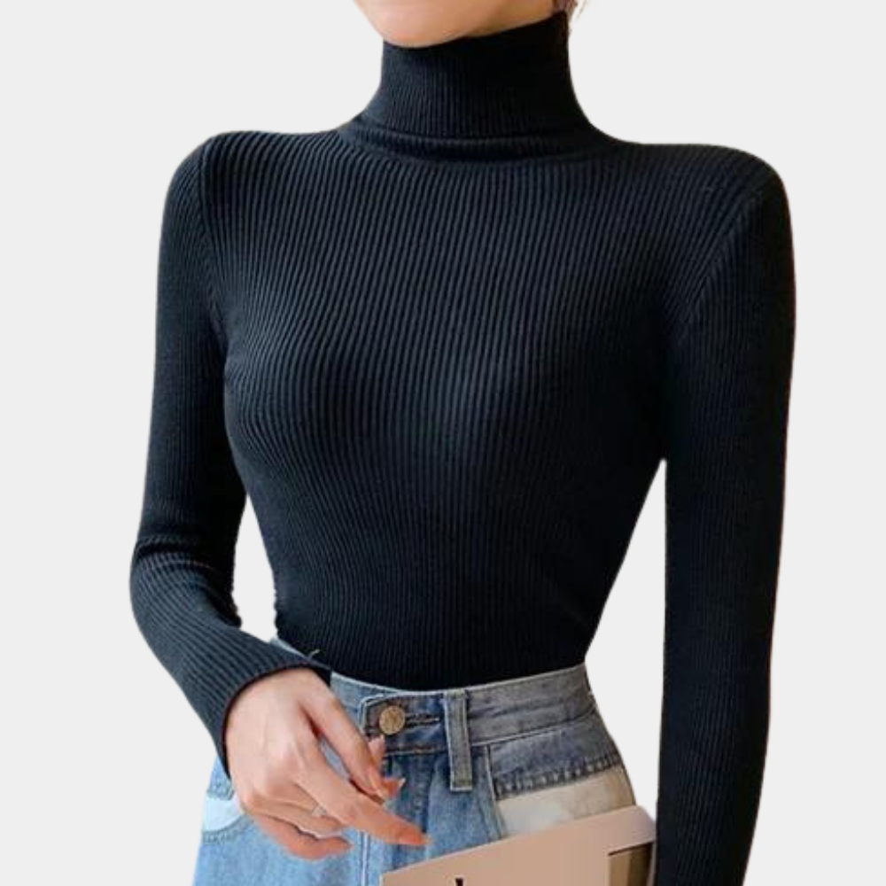 GR | Warme Damen Rollkragenpullover Für Den Winter